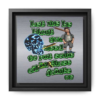 og - framed canvas art (brushed nickel)