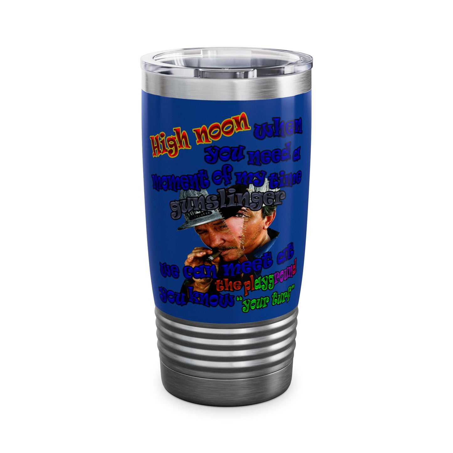 high noon - Ringneck Tumbler, 20oz (dark blue)