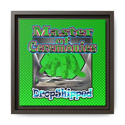 logo - framed canvas art (logo green)