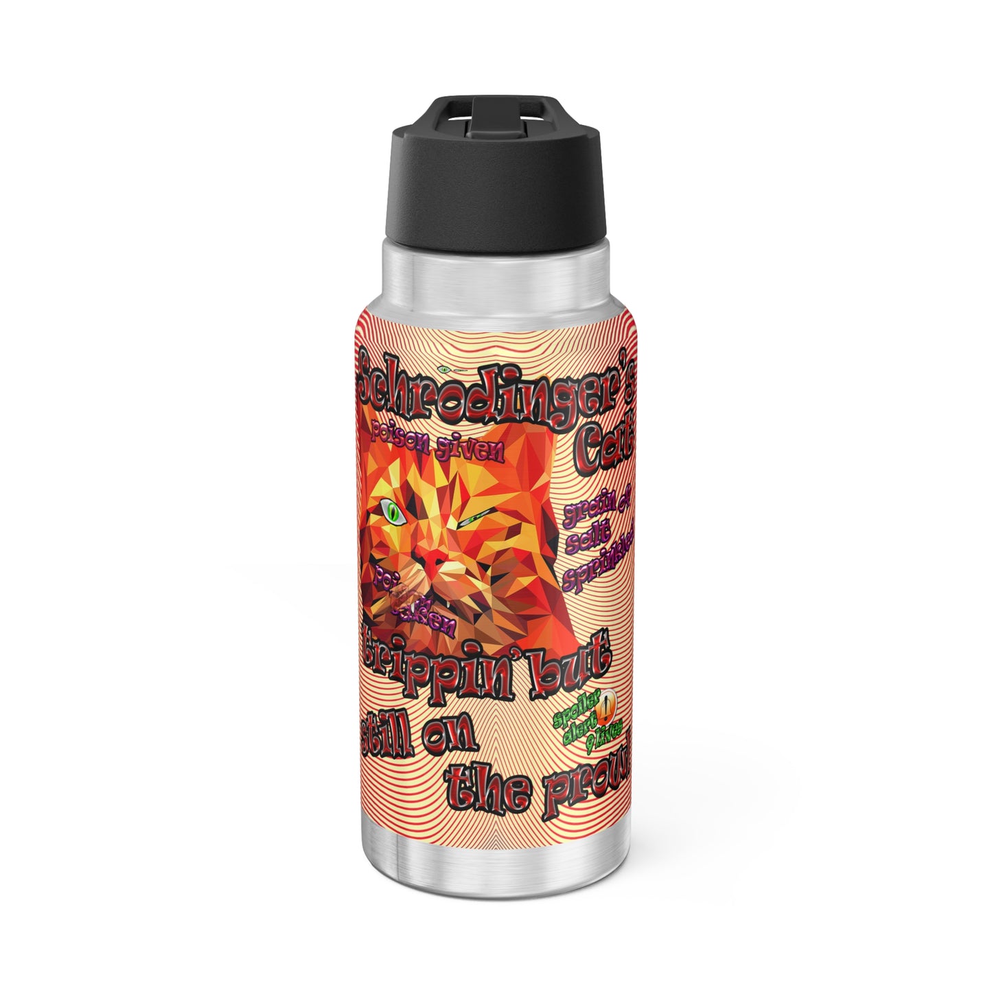 schrodinger's cat - Gator Tumbler, 32oz  (yellow-orange wave)
