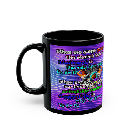 doggystyle - Black Mug (purple wave)