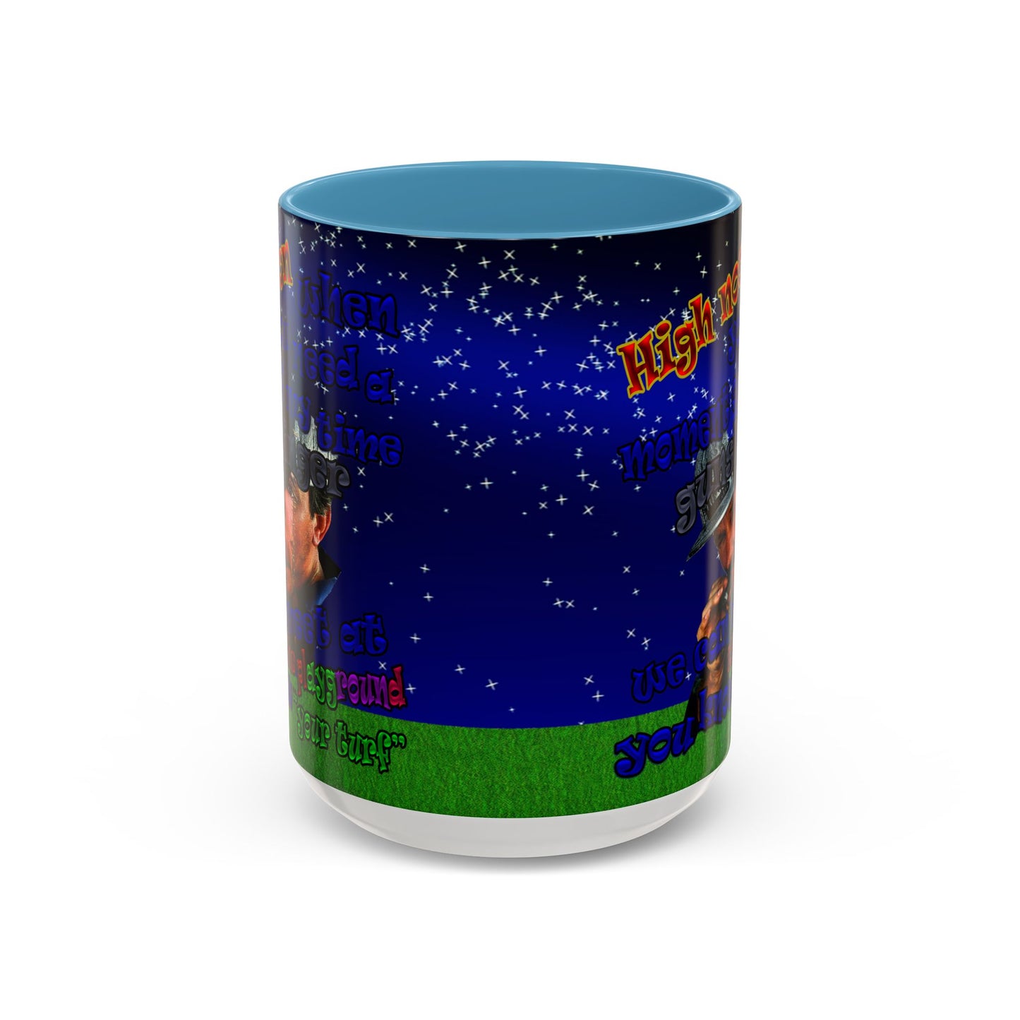 high noon - Accent Mug ('snoops' background)
