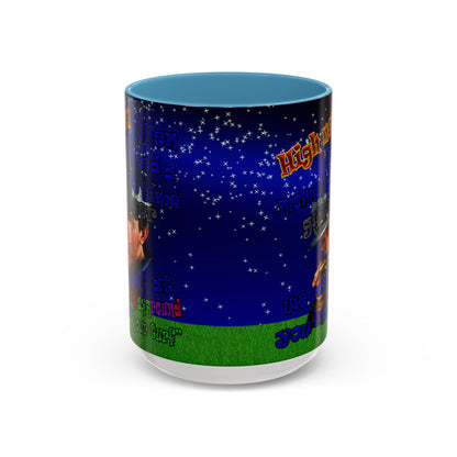 high noon - Accent Mug ('snoops' background)