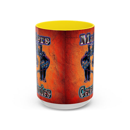em cee squared - Accent Mug (burnt orange)