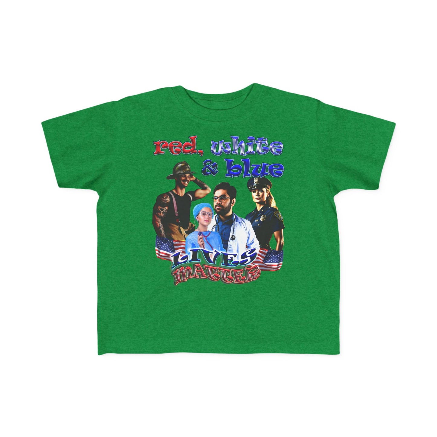 rw&b lives matter - Toddler's Fine Jersey Tee
