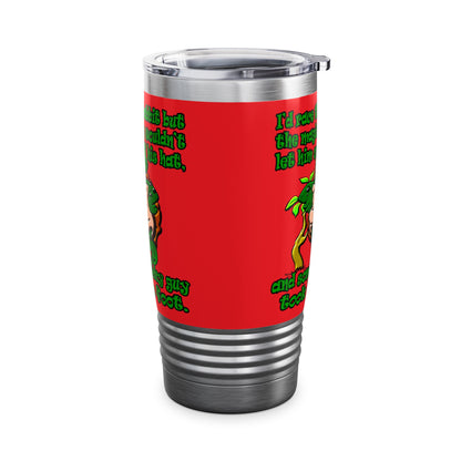 turtle race - Ringneck Tumbler, 20oz (red)