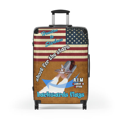 shoot for the stars - Suitcase (brown papyrus)