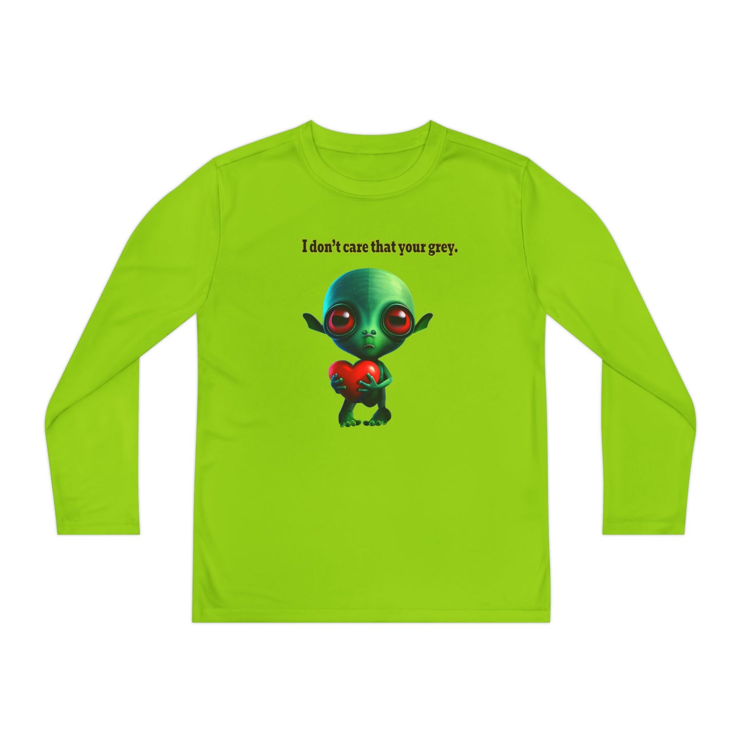 I don't care that your grey - Youth Long Sleeve Competitor Tee