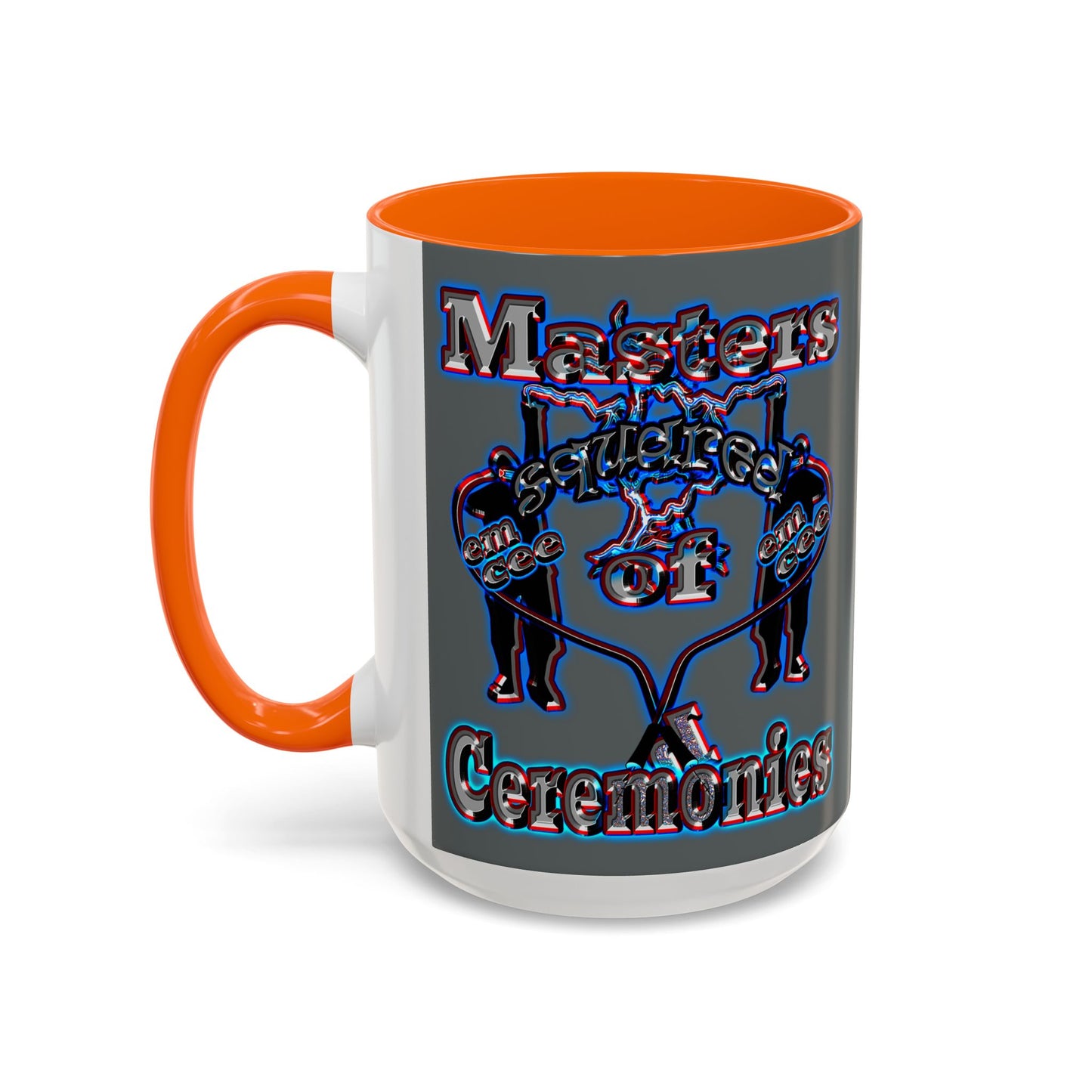 em cee squared - Accent Mug (dark grey)