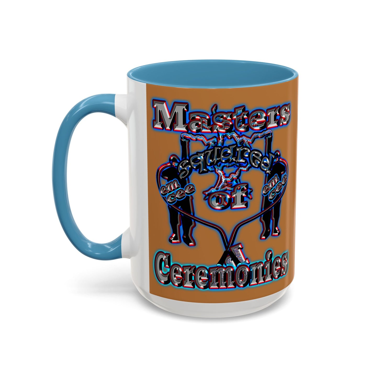 em cee squared - Accent Mug (light brown)