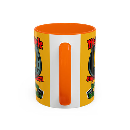 my luck - Accent Mug (yellow)