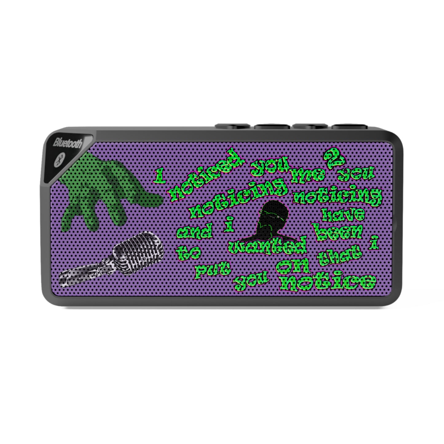 noticed you noticing - Jabba Bluetooth Speaker (light purple)