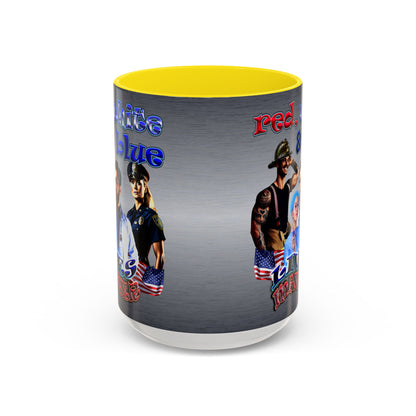 rw&b lives matter - Accent Mug (brushed nickel)