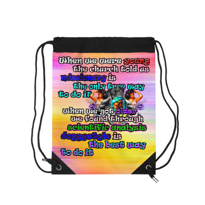 doggystyle - Drawstring Bag (color blur)