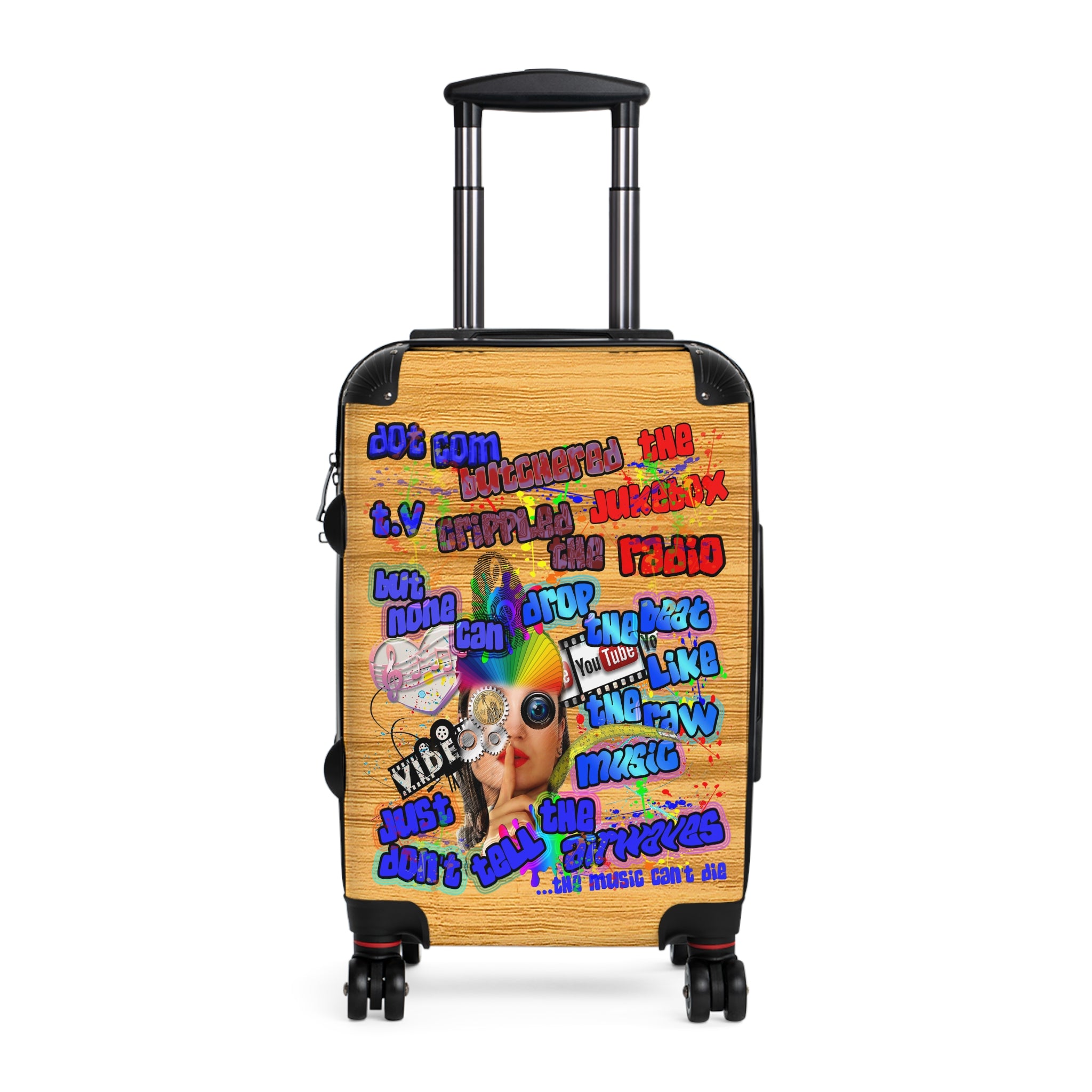 drop the beat - Suitcase (butterscotch wood finish)
