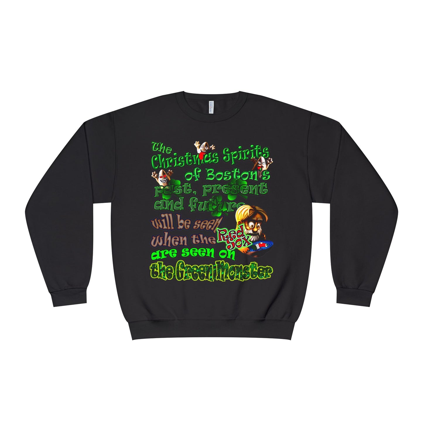 christmas spirits of boston - Unisex NuBlend® Crewneck Sweatshirt