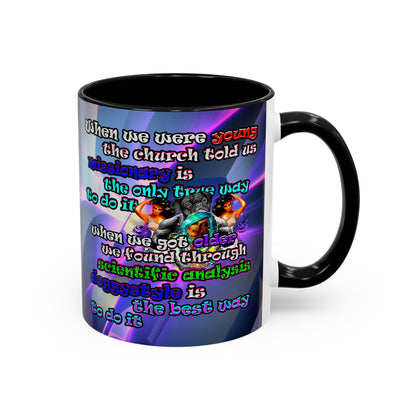 doggystyle - Accent Mug (grey-pink wave)