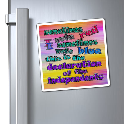 declaration of the independents - Magnets - (color blur)