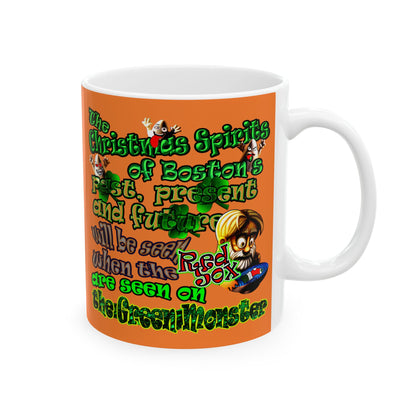christmas spirits of boston - White Mug (crusta)