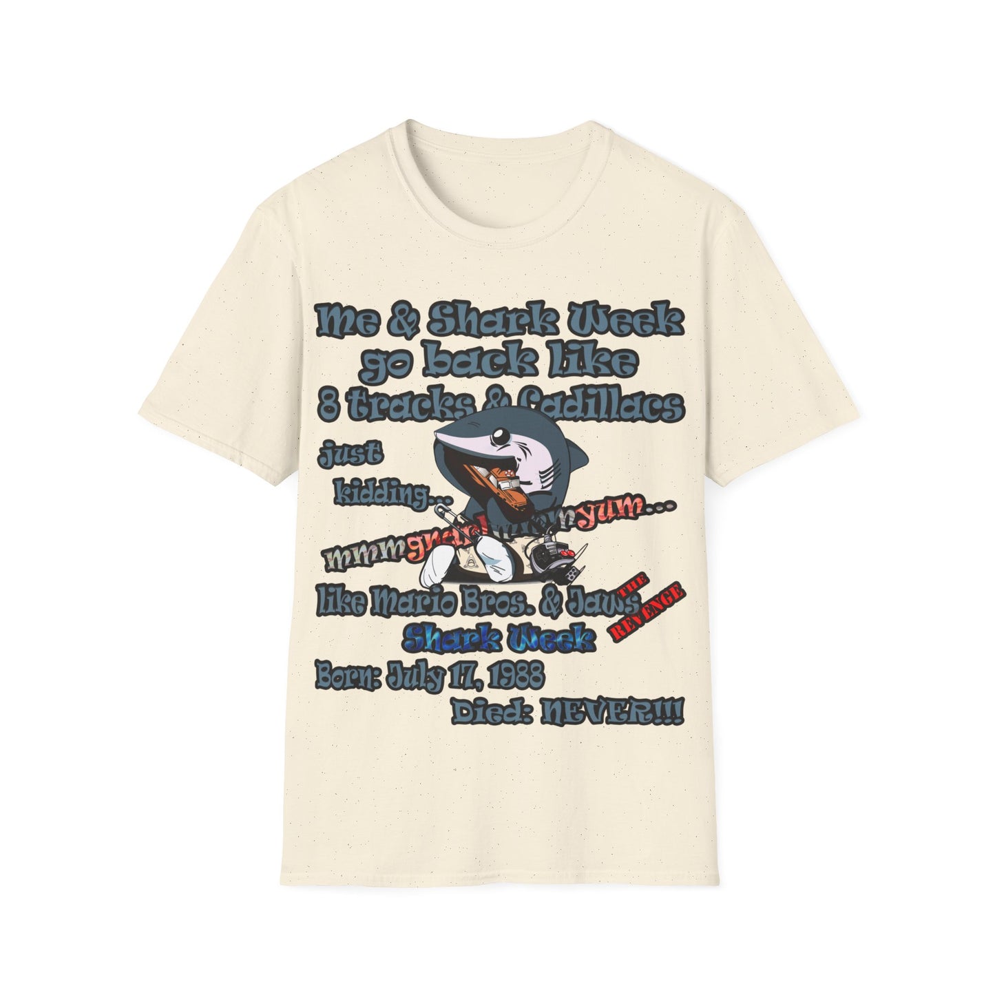 shark week - Unisex Softstyle T-Shirt