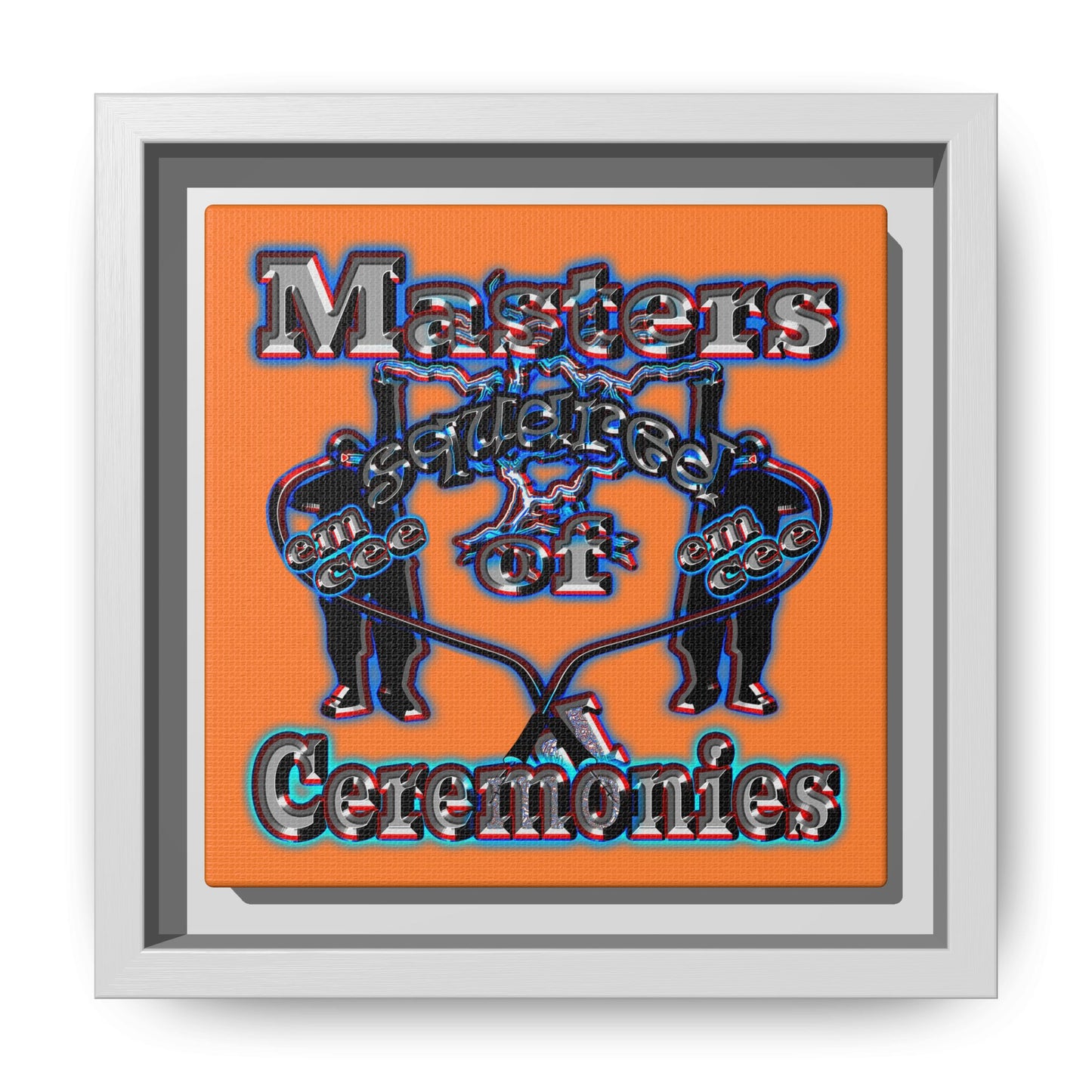 em cee squared - framed canvas art (crusta)