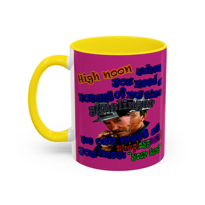 high noon - Accent Mug (pink)
