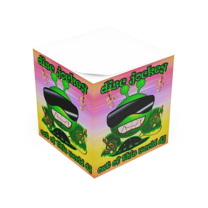 disc jockey - note cube (color blur)