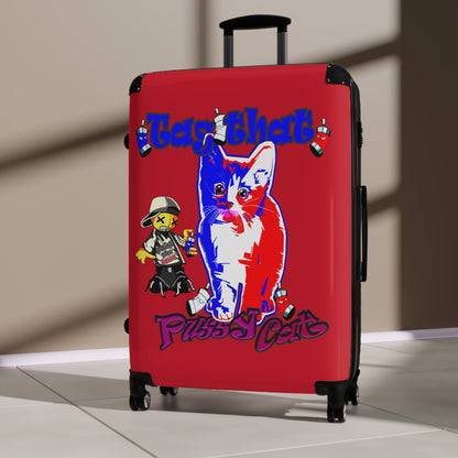 tag that - Suitcase (dark red)