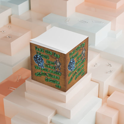 og - note cube (brown papyrus)