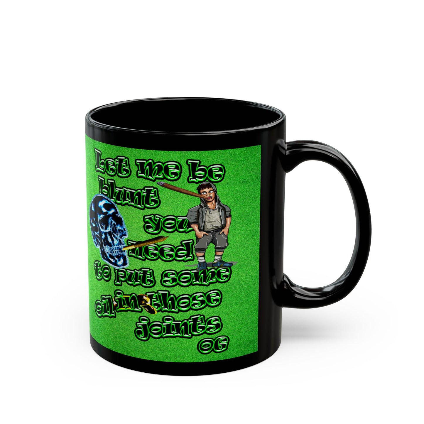 og - Black Mug (green turf)