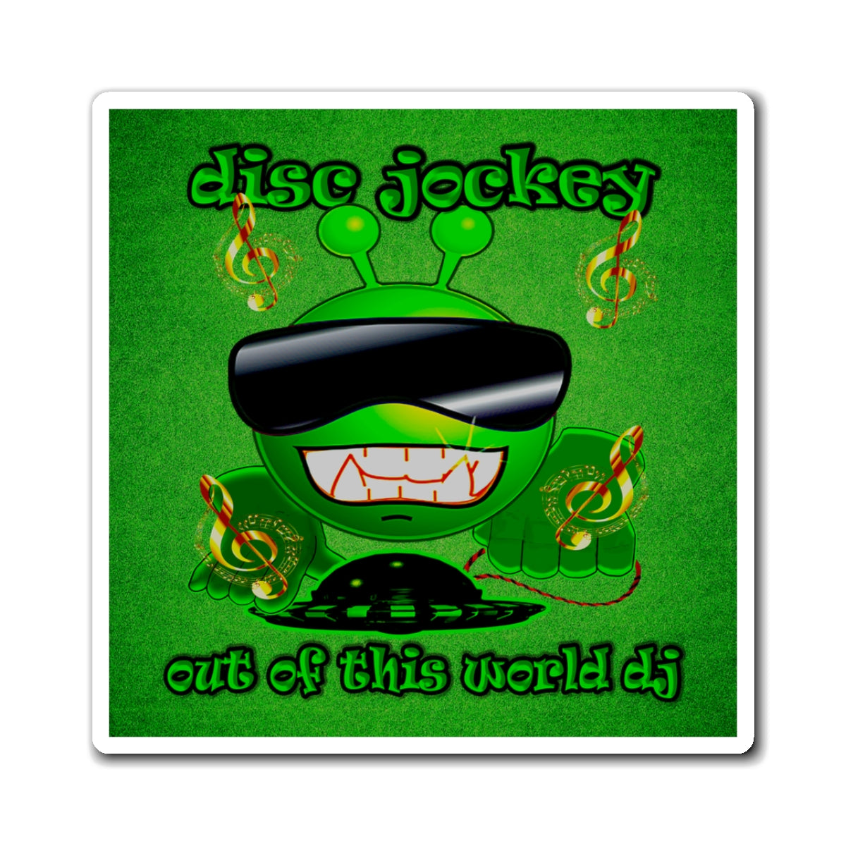 disc jockey - Magnets - (green turf)