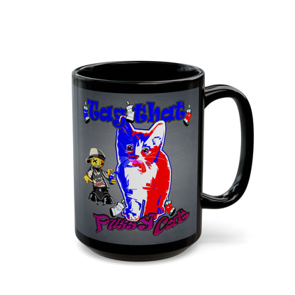 tag that - Black Mug (grey-light grey)