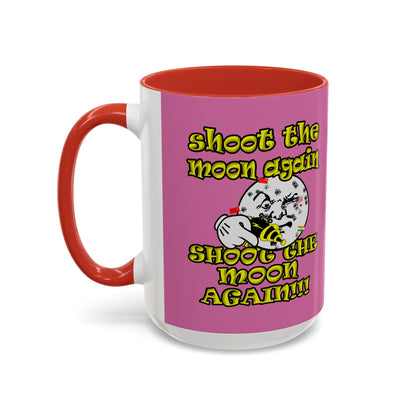 shoot the moon again - Accent Mug (light pink)