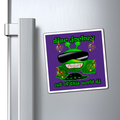 disc jockey - Magnets - (purple)
