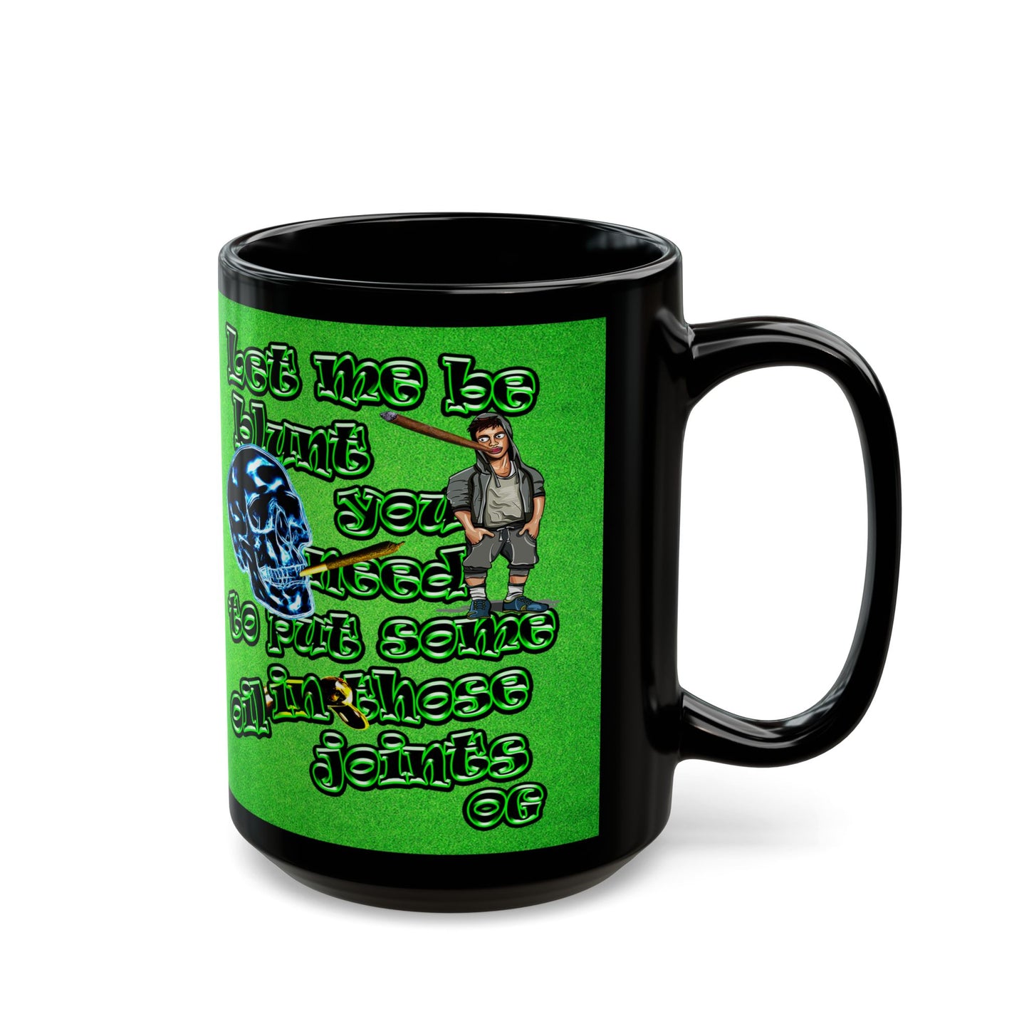 og - Black Mug (green turf)