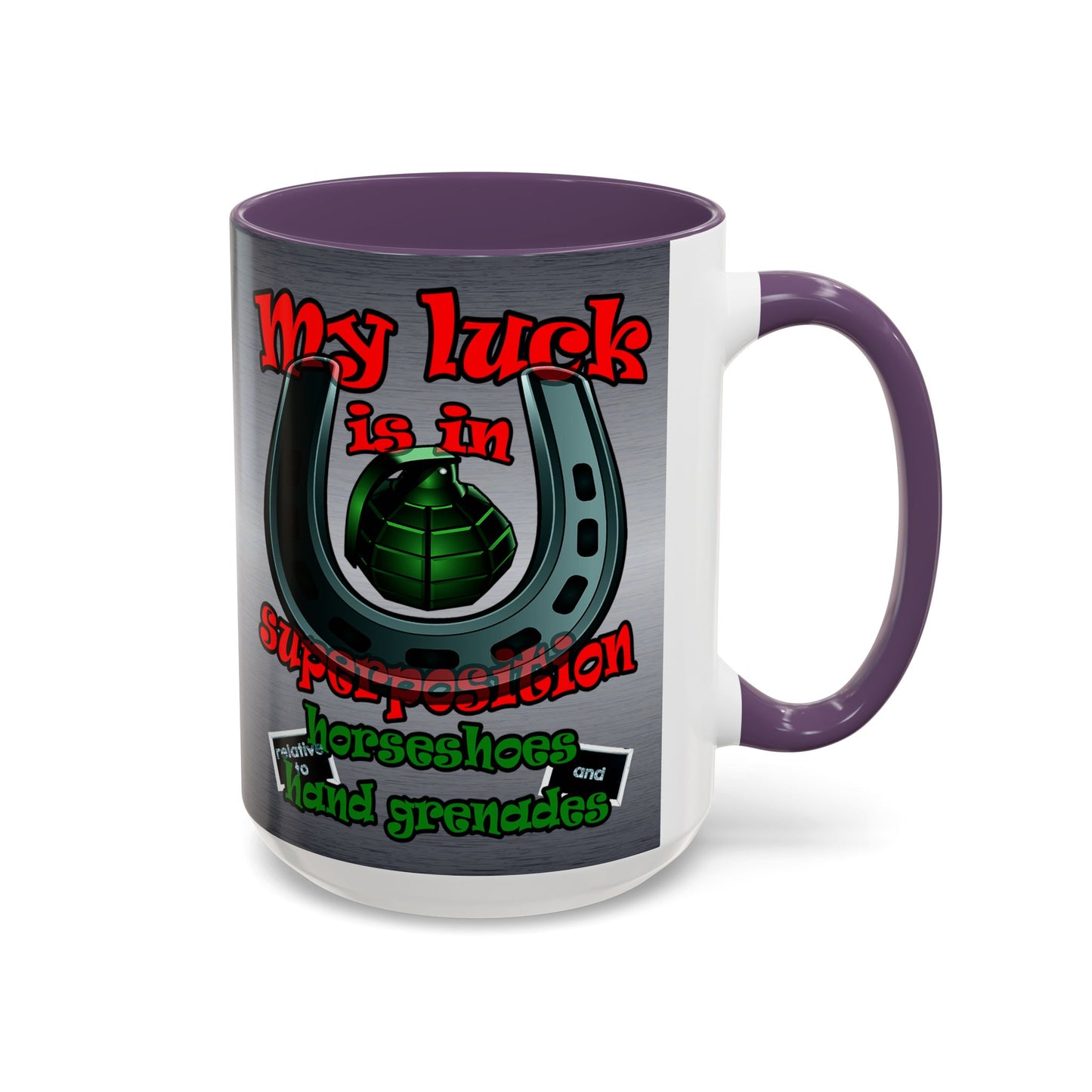 my luck - Accent Mug (brushed nickel)