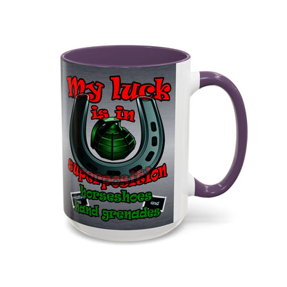 my luck - Accent Mug (brushed nickel)