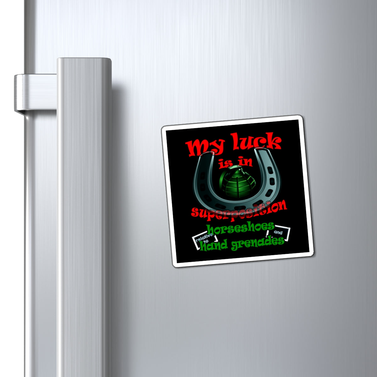 my luck - Magnets - (black)