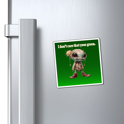 I don't care that your green - Magnets - (logo green)