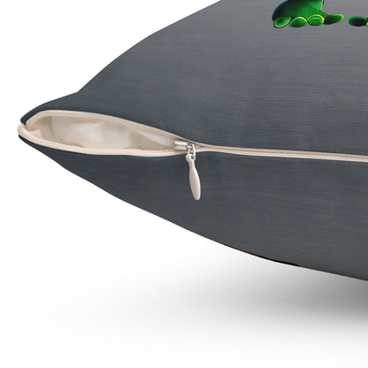 I don't care that your grey - Spun Polyester Square Pillow - (grey-light grey)