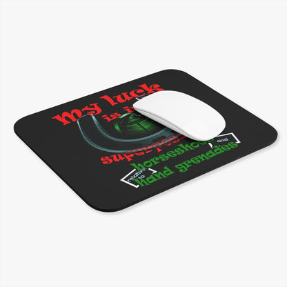 my luck - Mouse Pad (Rectangle) (black)