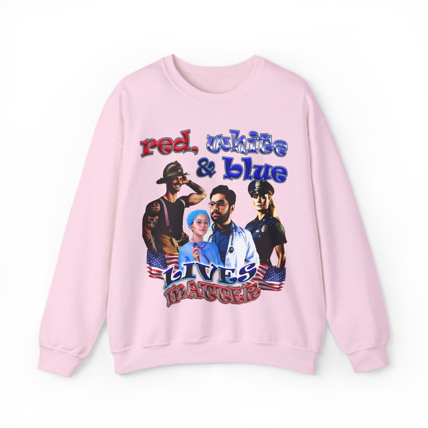rw&b lives matter - Unisex Heavy Blend™ Crewneck Sweatshirt