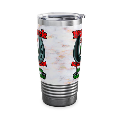 my luck - Ringneck Tumbler, 20oz (white marble)