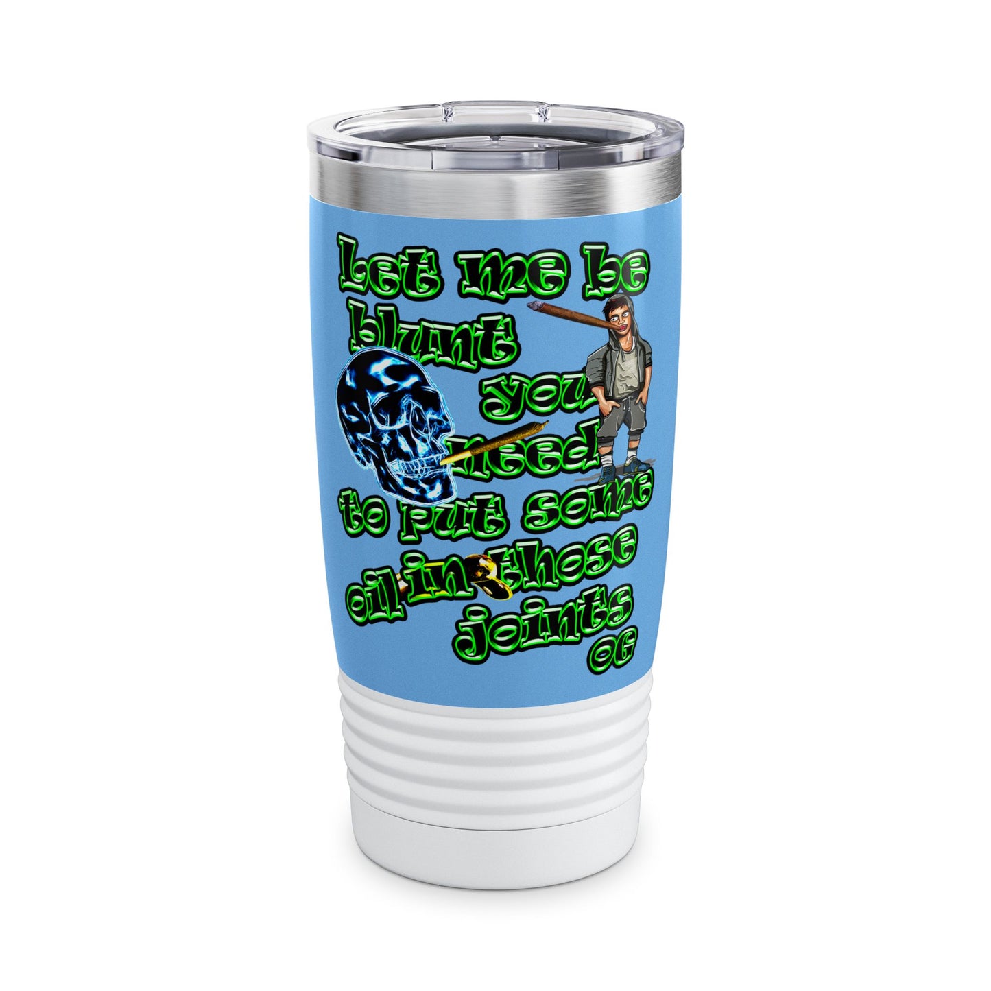 og - Ringneck Tumbler, 20oz (light blue)