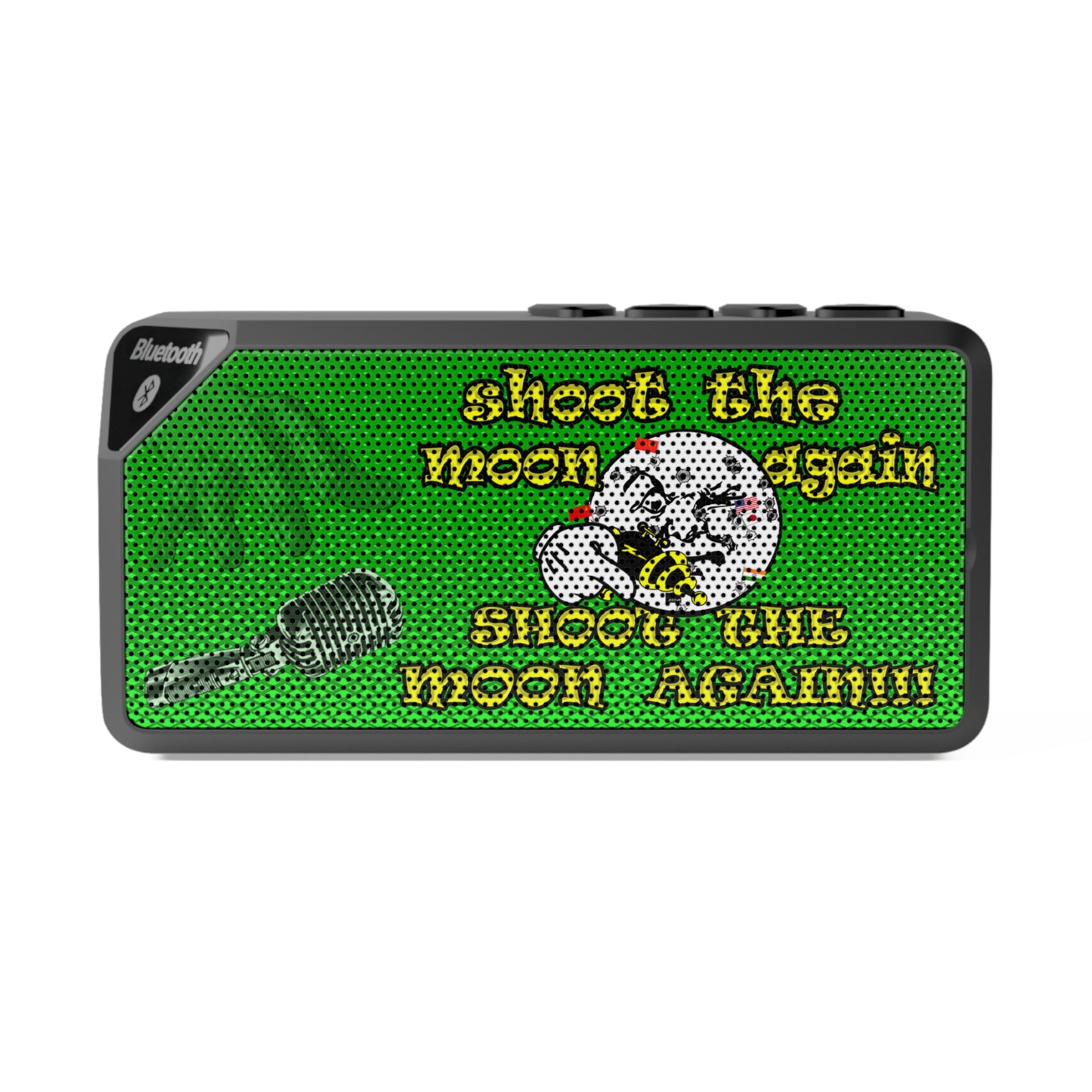 shoot the moon again - Jabba Bluetooth Speaker (logo green)