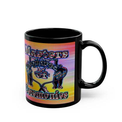 em cee squared - Black Mug (color blur)