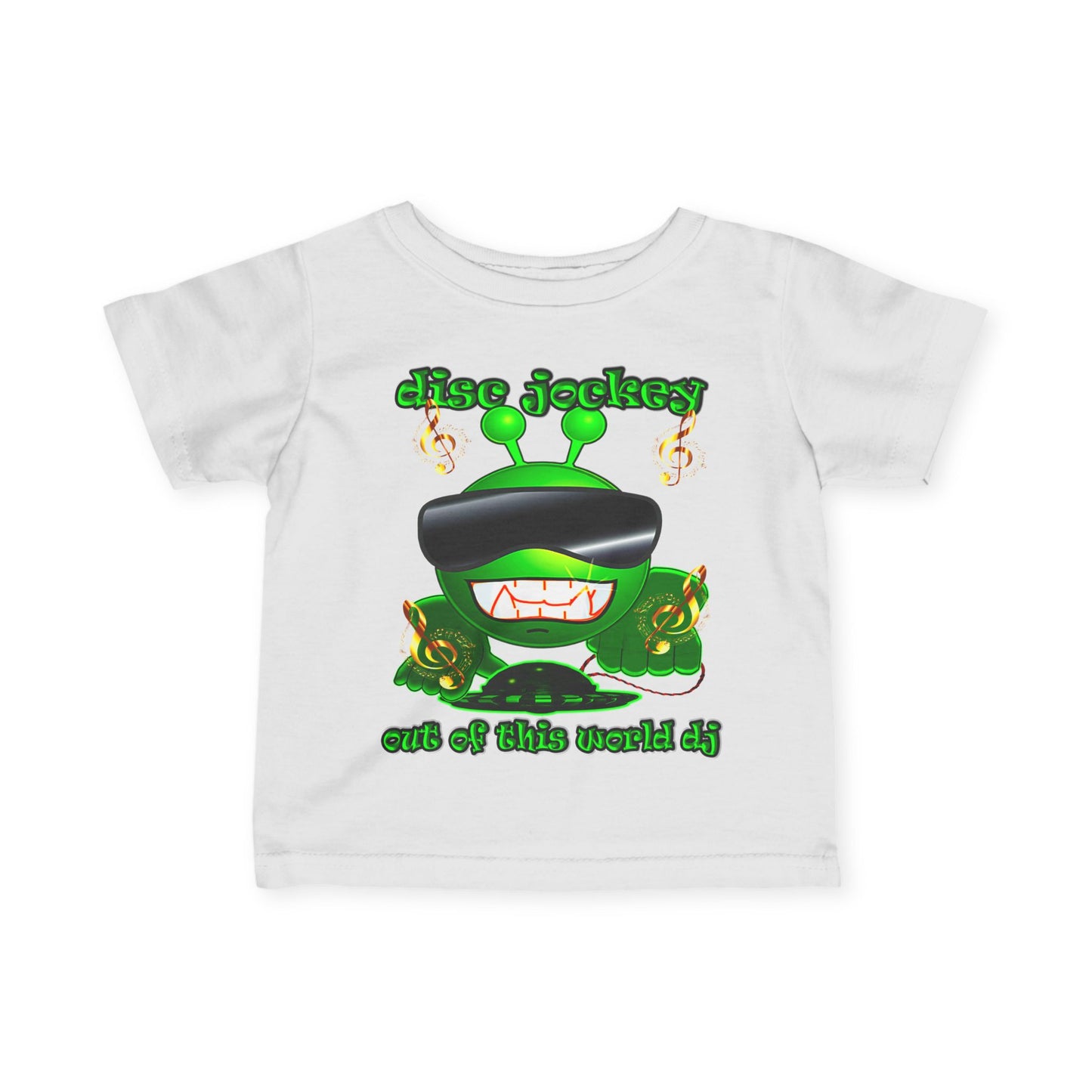 disc jockey - Infant Fine Jersey Tee