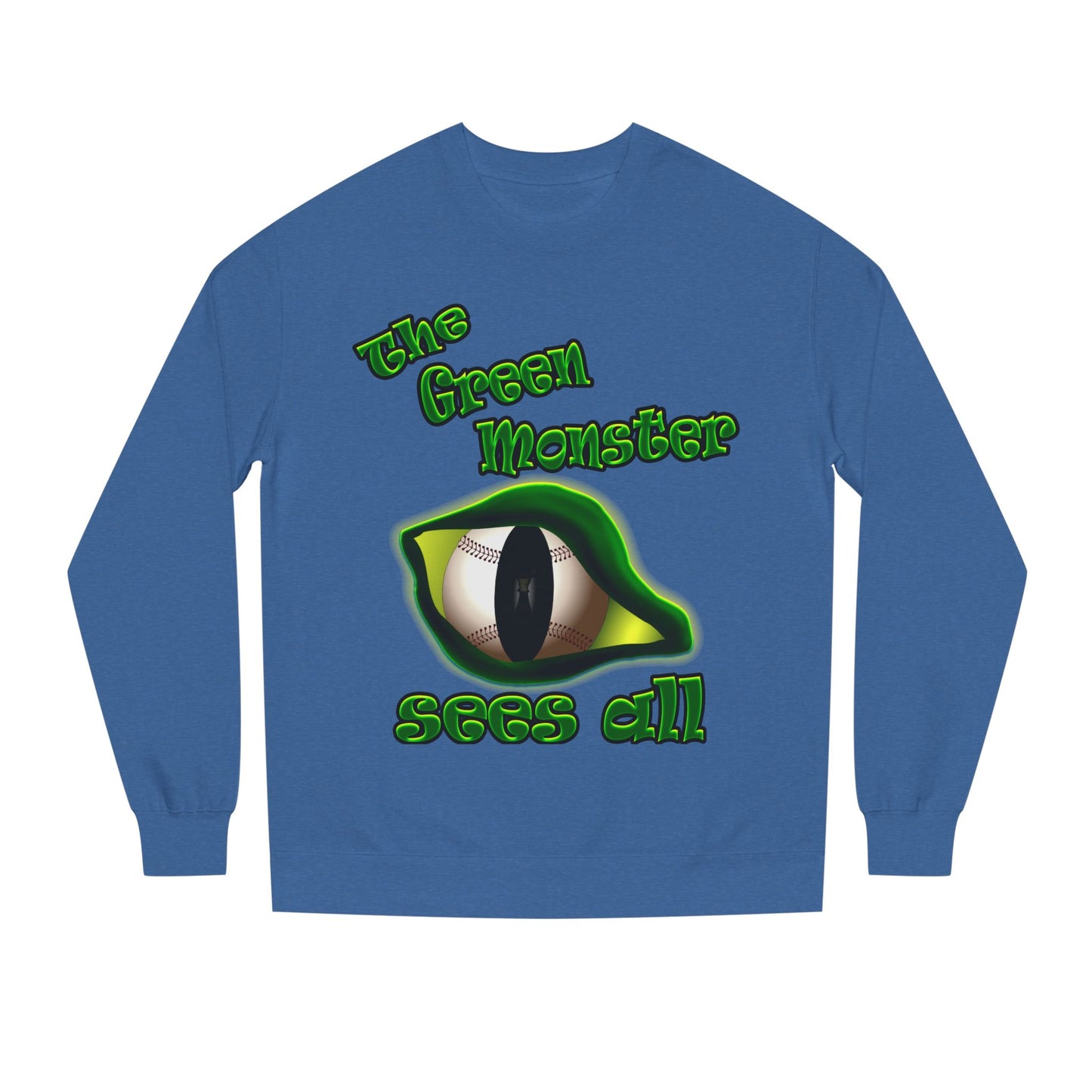 green monster - Unisex Crew Neck Sweatshirt