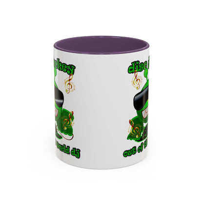 disc jockey - Accent Mug (white)