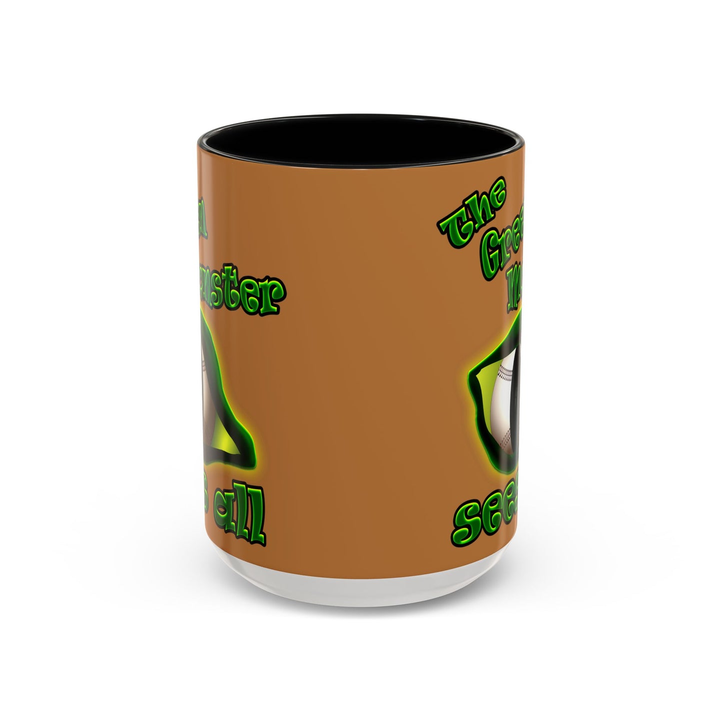 green monster - Accent Mug (light brown)